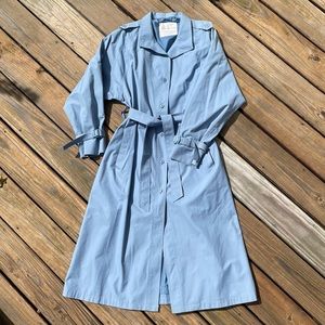 Vintage London Fog Trench Coat Womens Jacket